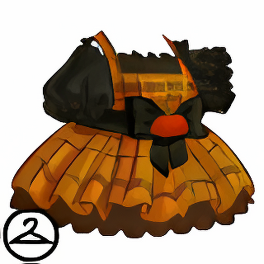 Fall Pumpkin Spice Witch Dress