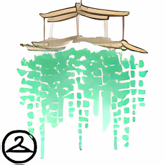Dyeworks Green: Sea Glass Chandelier