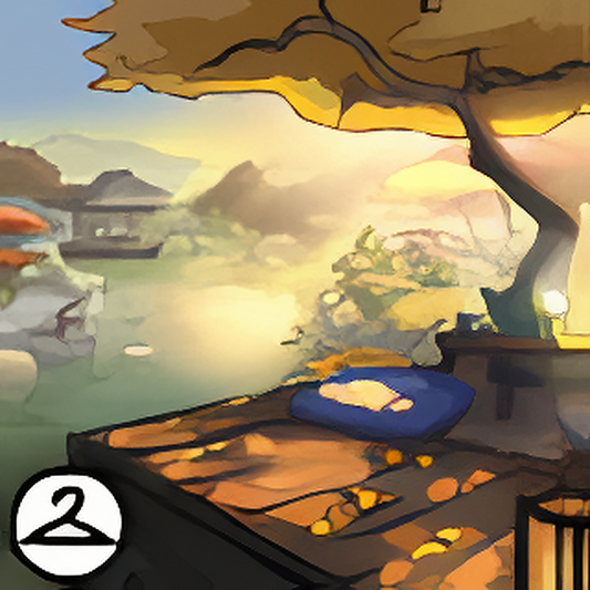 Relaxing Tea Garden Background