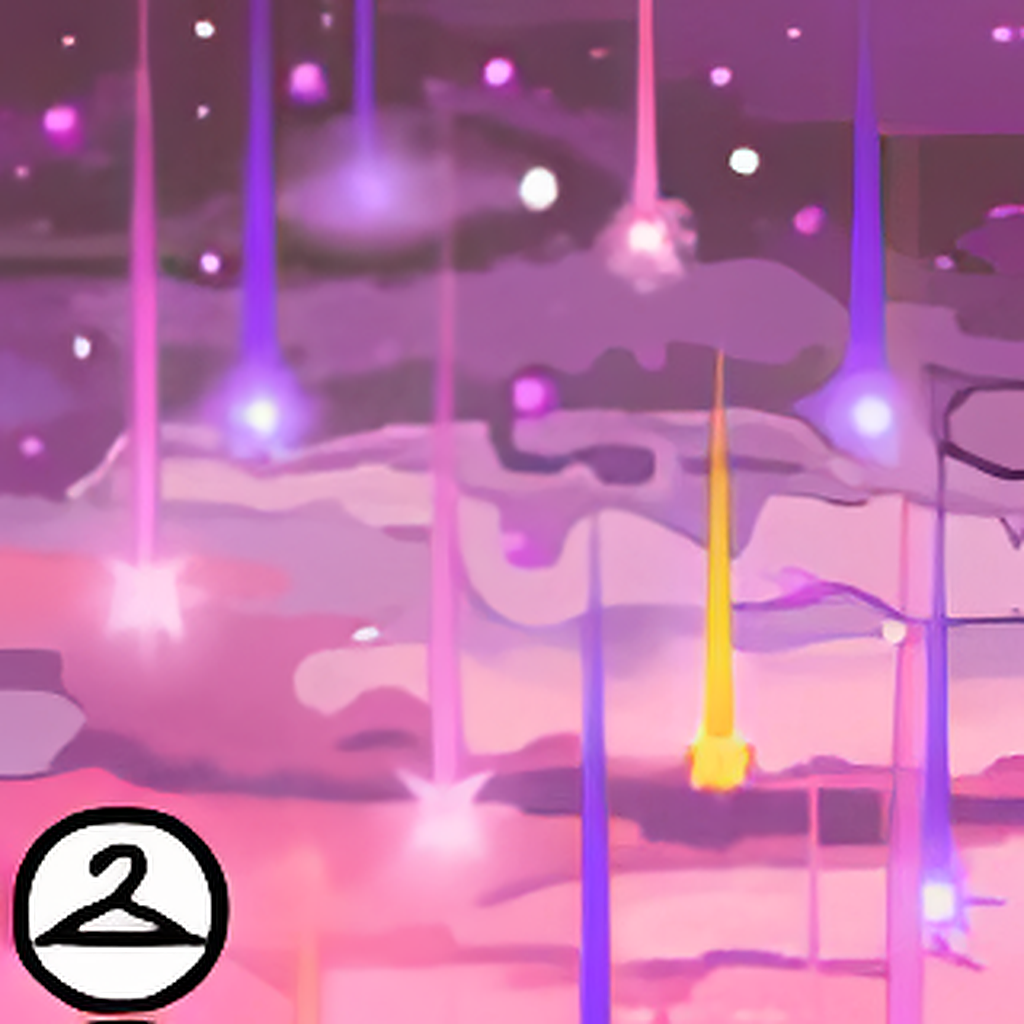 Dyeworks Pink: Raining Stars Effect