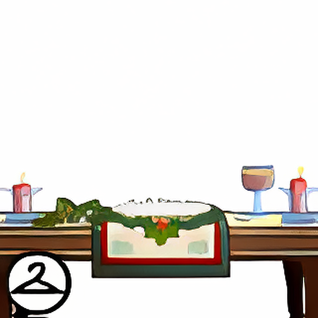 Fancy Christmas Dinner Table