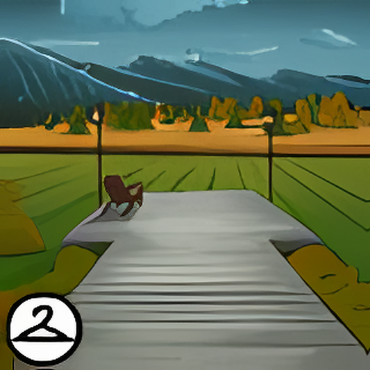 Stormy Fall Hideaway Background