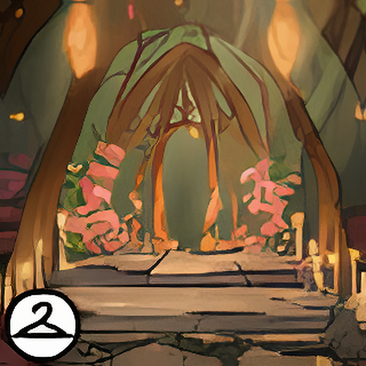 Fairytale Forest Wedding Background