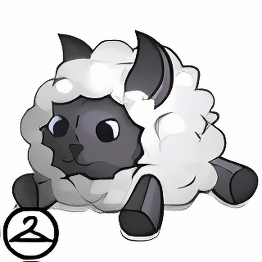 Dyeworks White: Baby Babaa Plushie