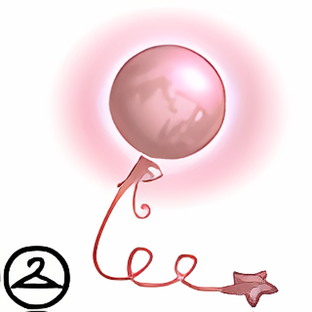 Dyeworks Pink: Handheld Moon Balloon