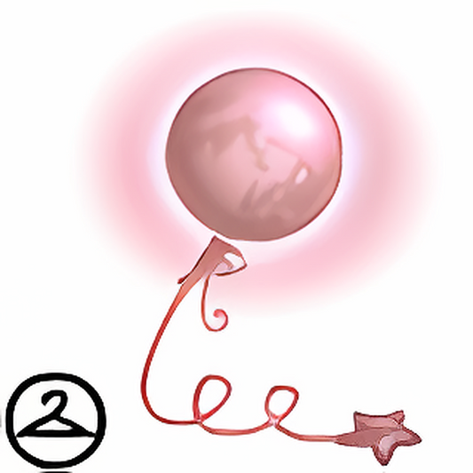 Dyeworks Pink: Handheld Moon Balloon