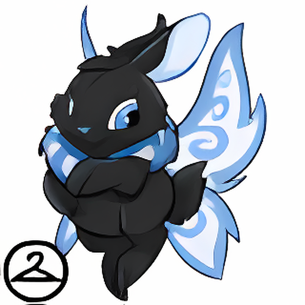 Prismatic Dark: Fluttering Faerie Cybunny