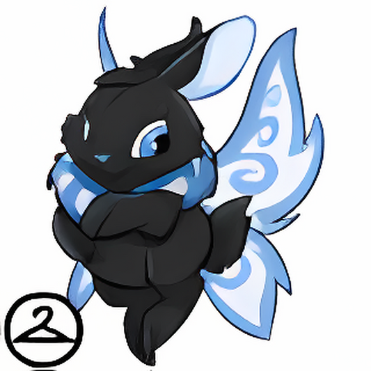 Prismatic Dark: Fluttering Faerie Cybunny