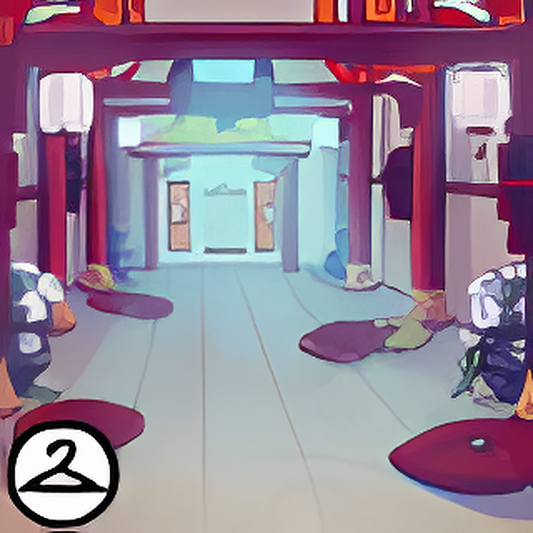 Moonlit Lunar Temple Background