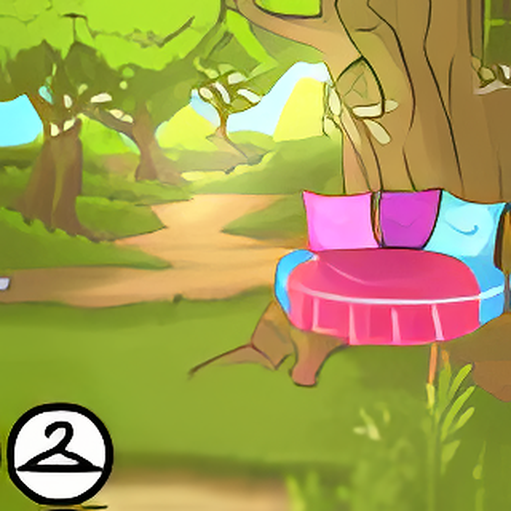 Enchanted Forest Setting Background