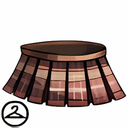 Flouncy Plaid Pleated Skirt