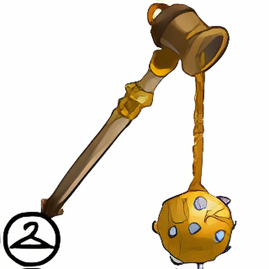 Golden Jewelled Flail