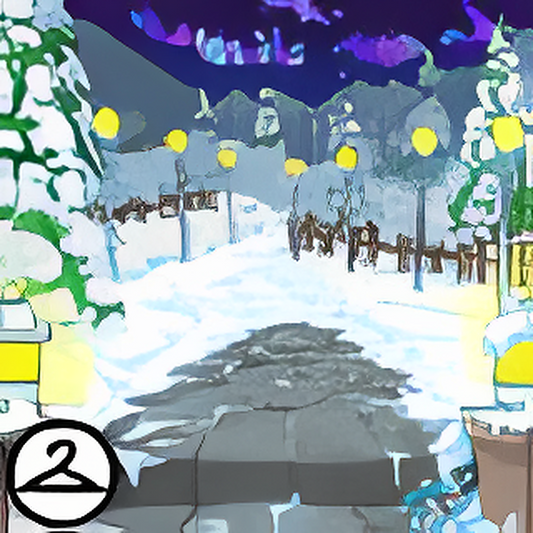 New Years at the Winter Starlight Background