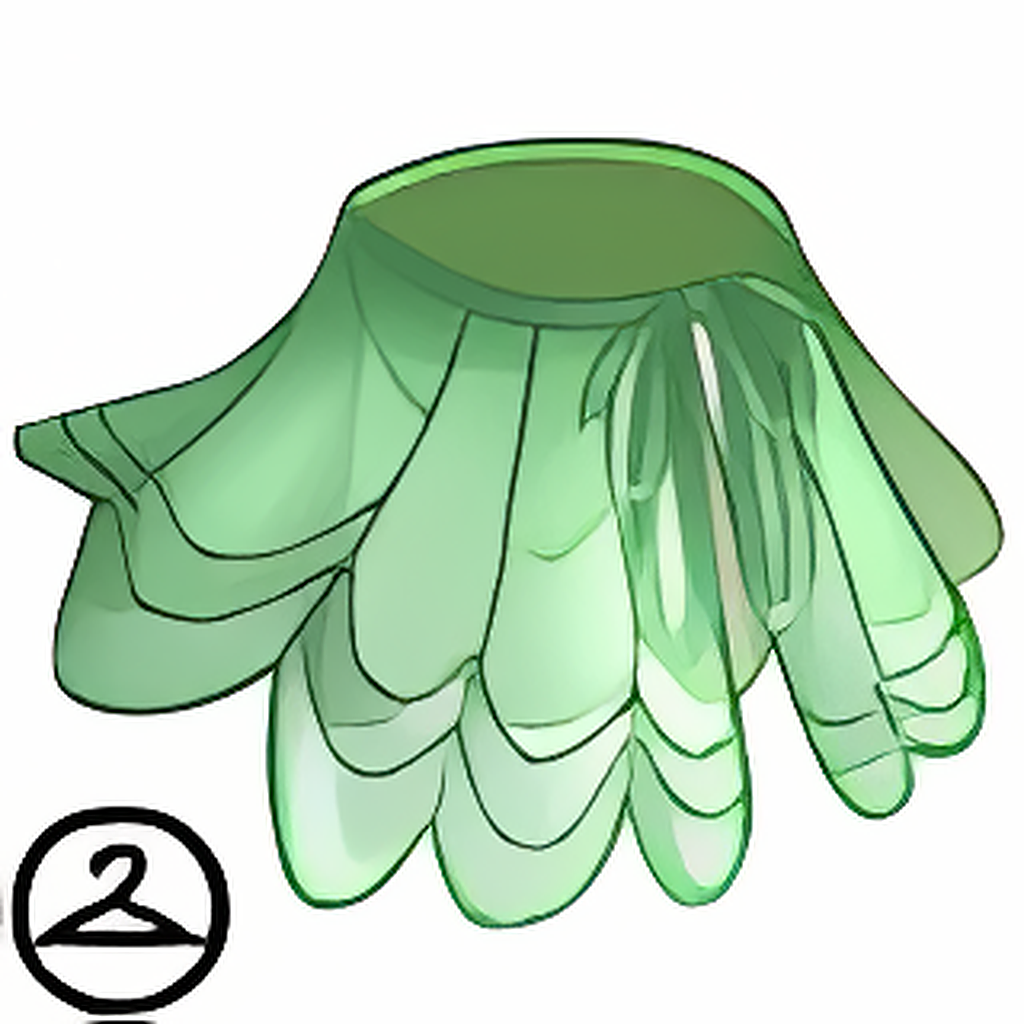 Dyeworks Mint: Flowing Ombre Cape