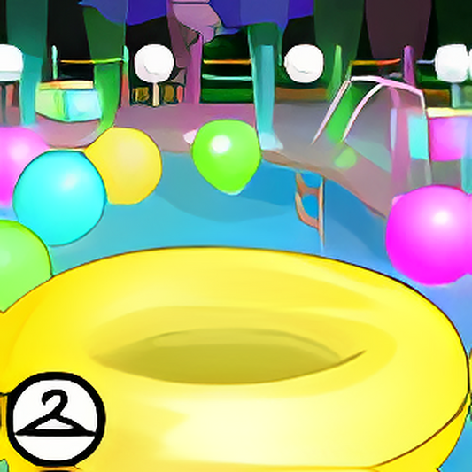 Pool Parties Can Glow Too Party Background