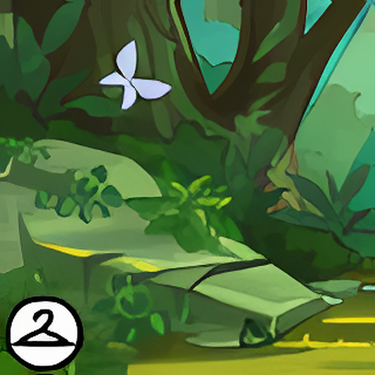 Serene Secret Forest Background