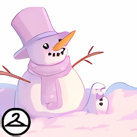 Pink Snowmen Foreground
