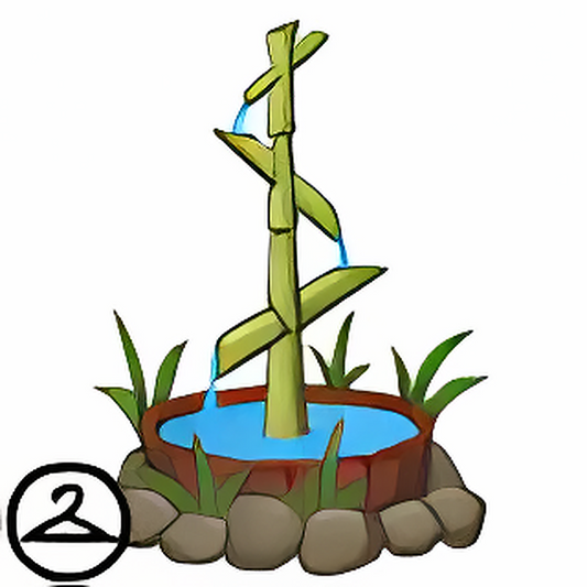 Bamboo Water Fountain Trinket