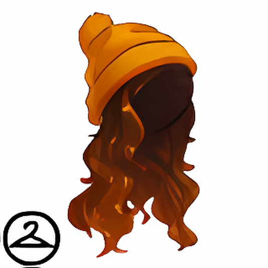 Maraquan Fall Beanie Long Curly Wig