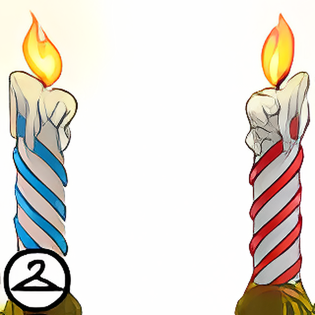 Big Candle Pillars