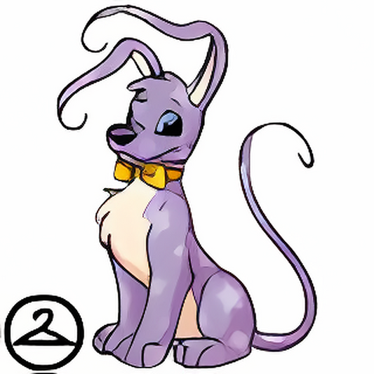 Prismatic Purple: Celebratory Anniversary Gelert