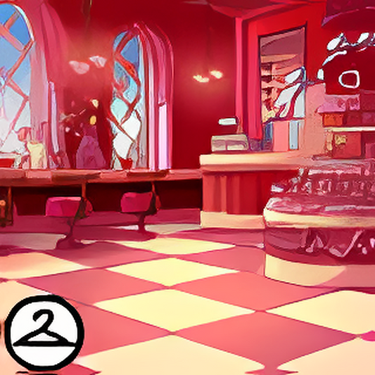 Cherry Cafe Background