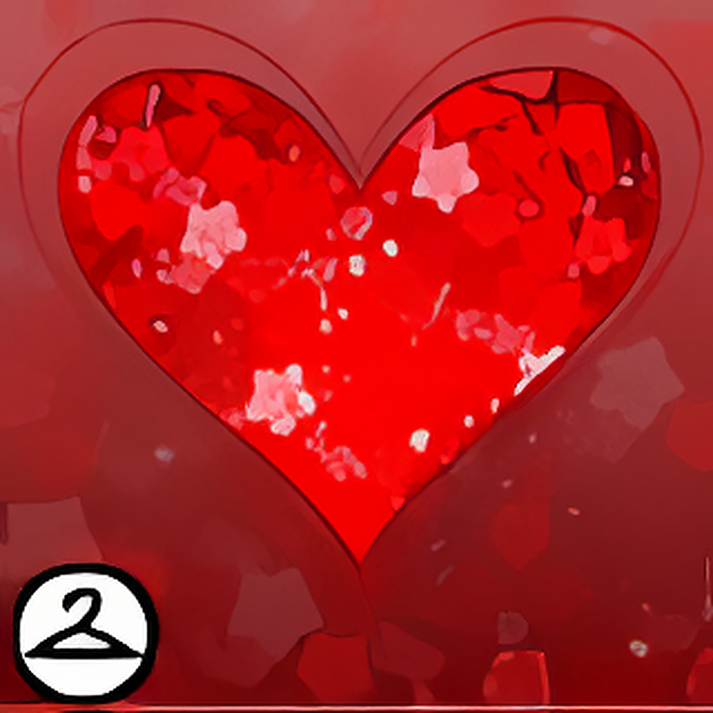 Delicate Valentine Heart Background