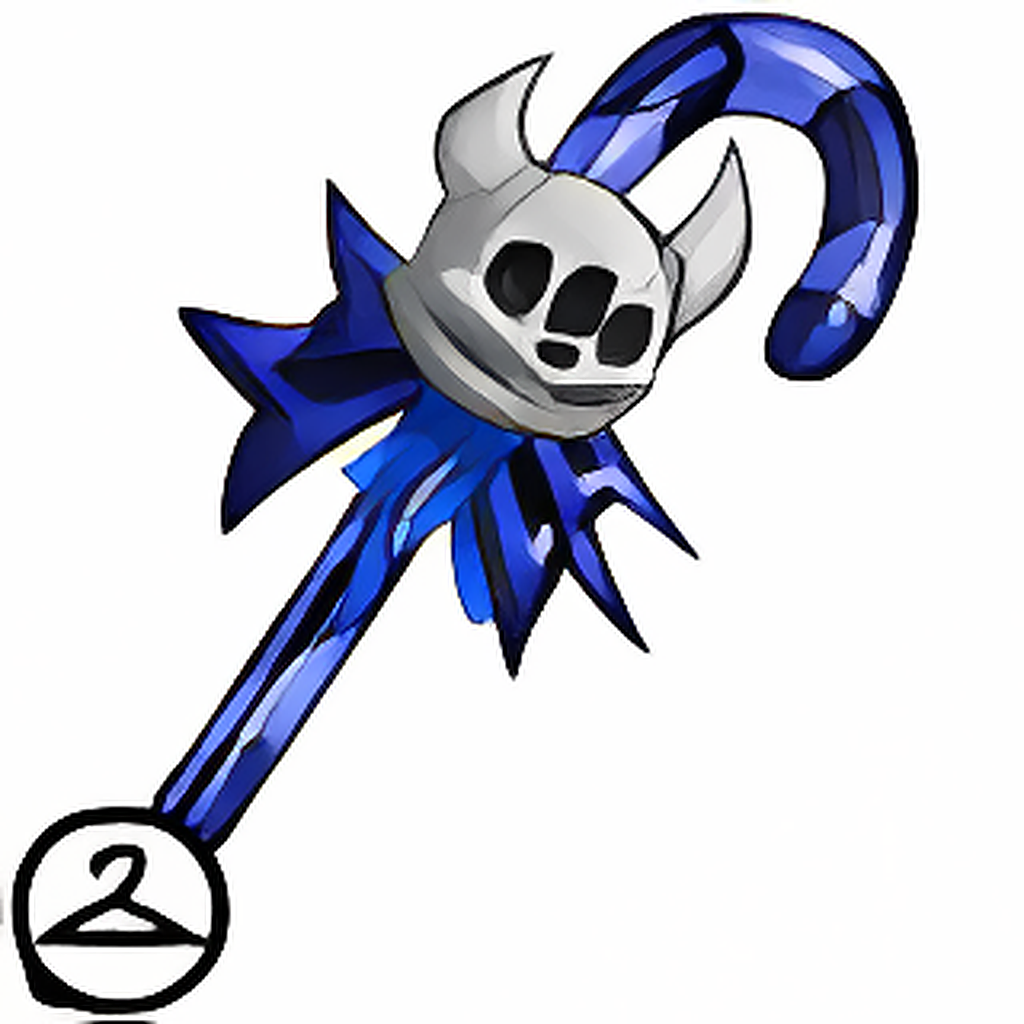 Gothic Candy Cane Staff