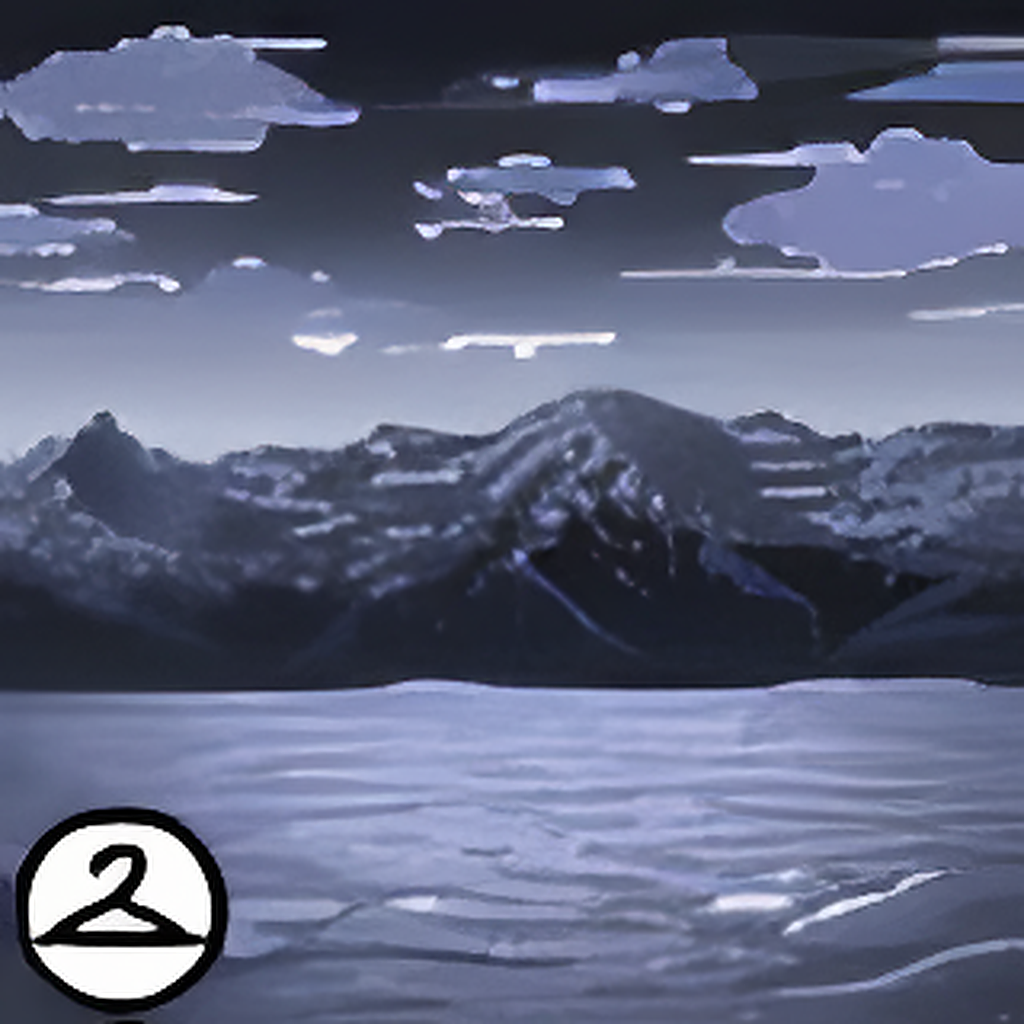 Dyeworks Black: Snowy Mountaintop Background