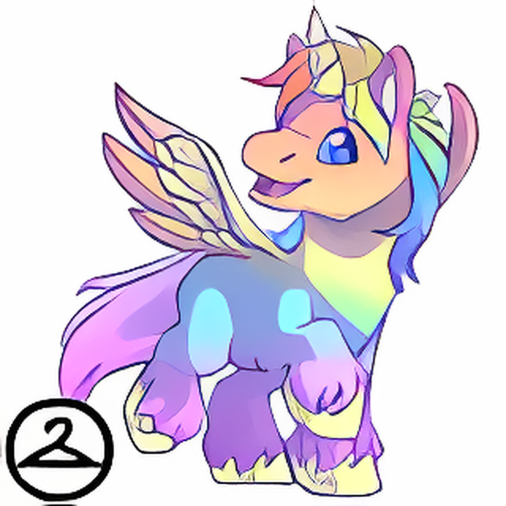 Prismatic Pastel: Adoring Rainbow Uni