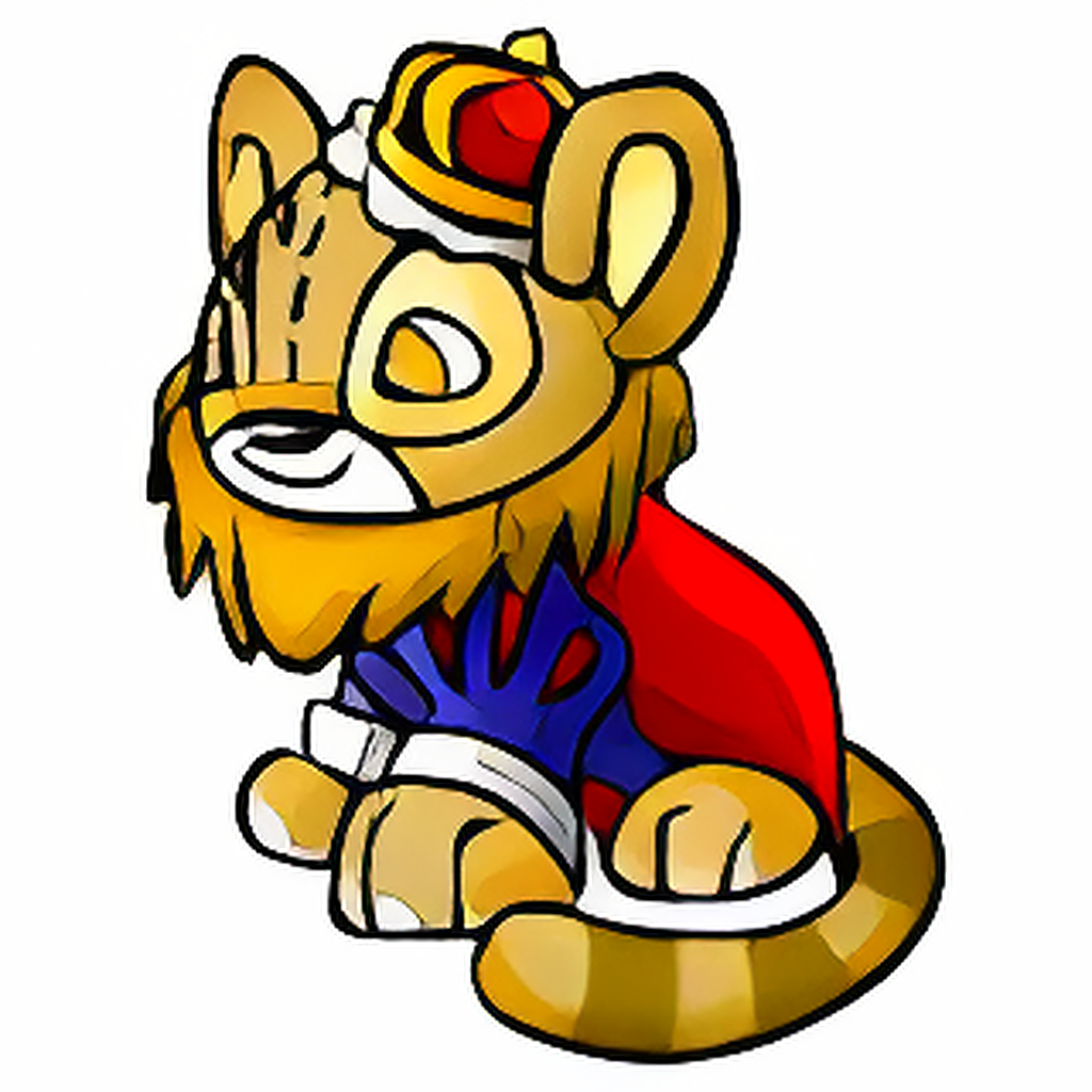 Royal Boy Kougra Plushie