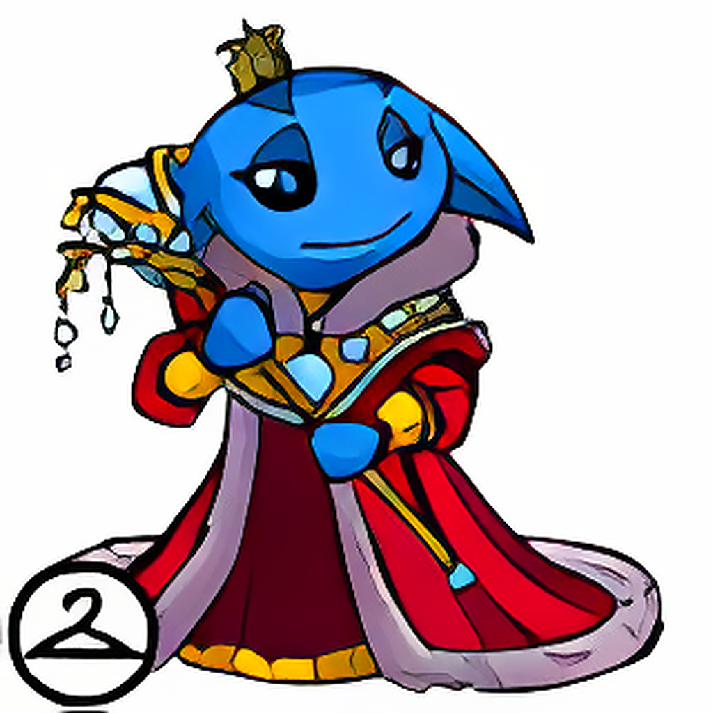 Prismatic Mirage: Nostalgic Royalgirl Poogle