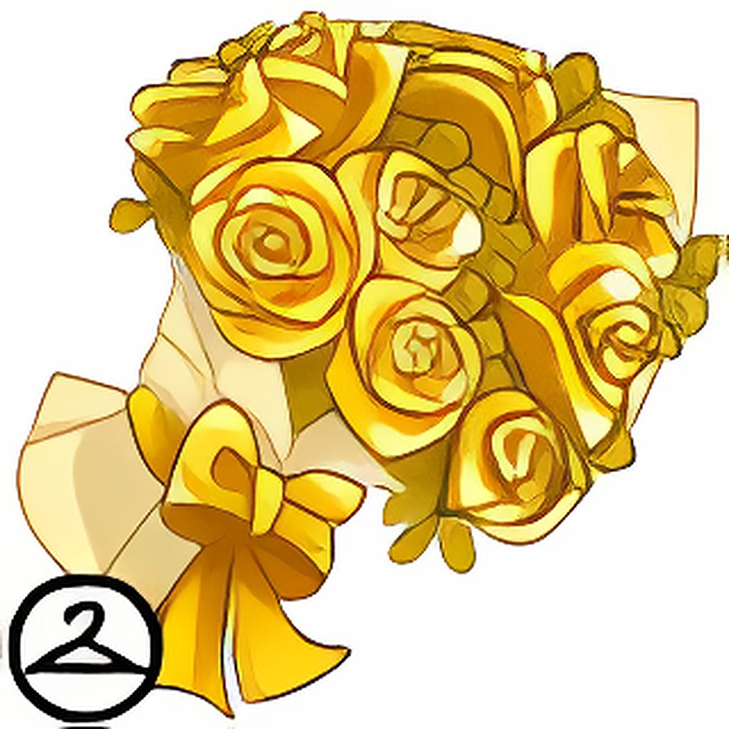 Gold Roses Bouquet