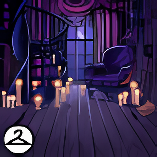 Dyeworks Purple: Library of Ghost Stories Background