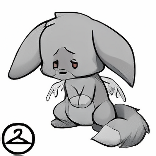 Giant Grey Faellie Petpet Wearable