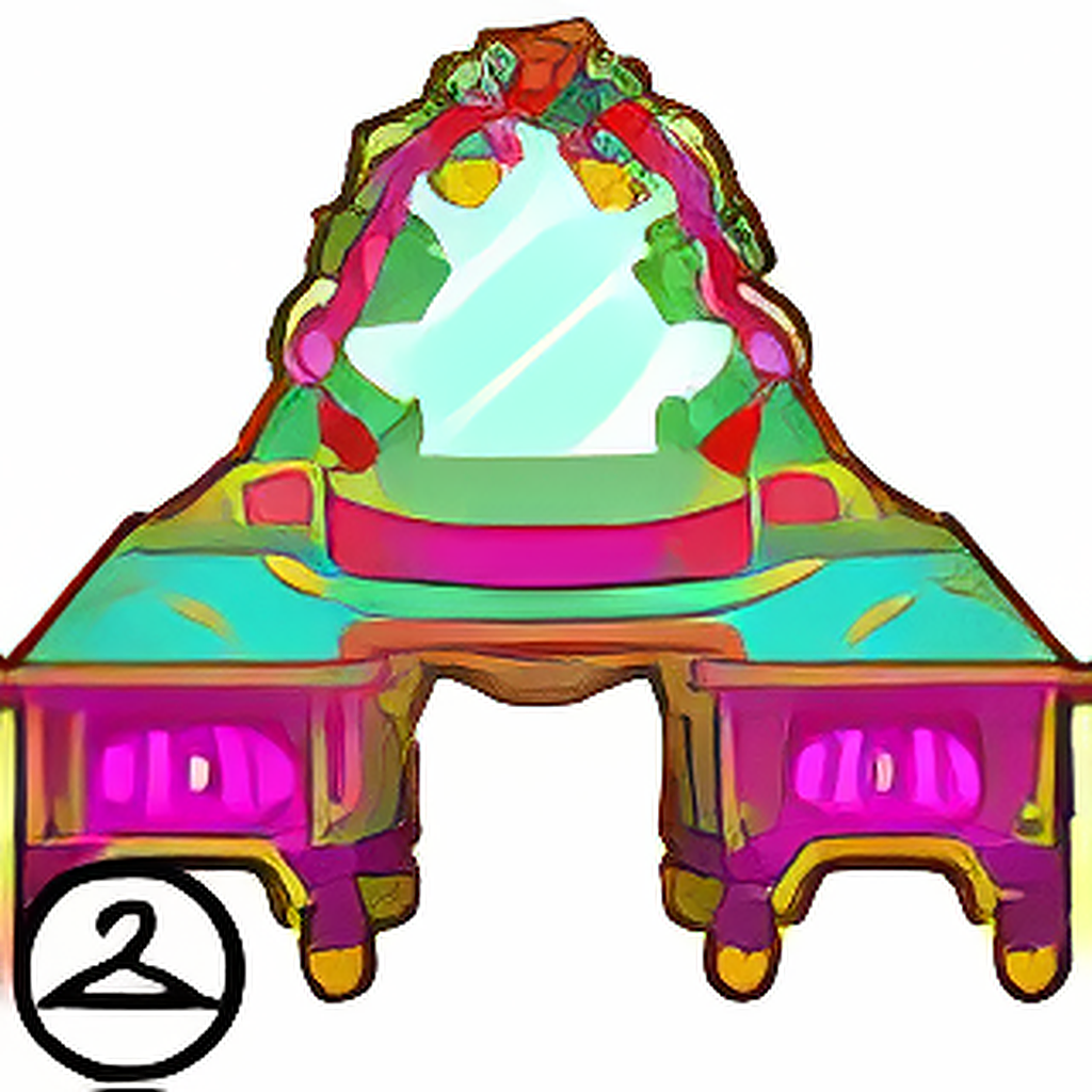 Jewel Toned Vanity
