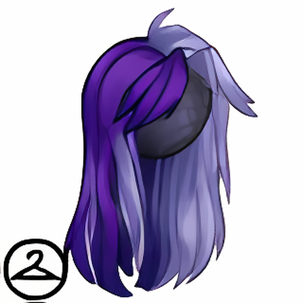 Essential Purple Split Dye Wig