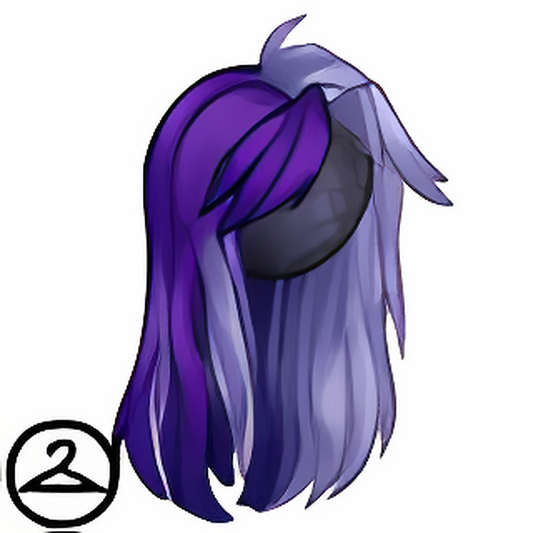 Essential Purple Split Dye Wig