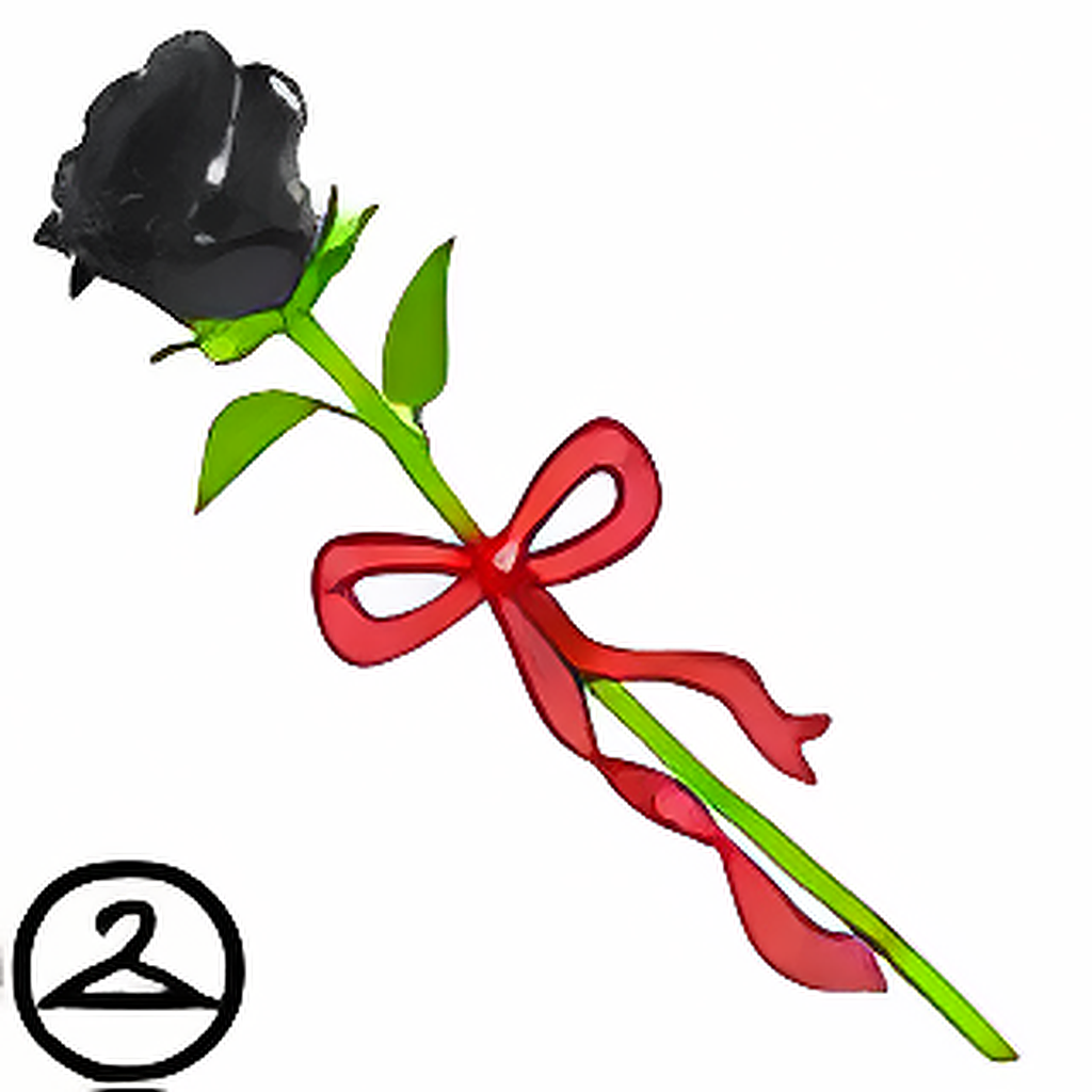 Dyeworks Black: The Gift of a Single Rose
