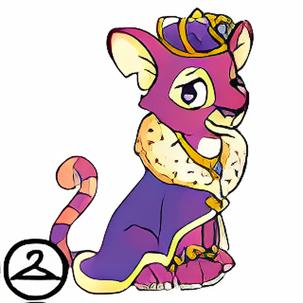 Prismatic Dawn: Nostalgic Royalgirl Kougra