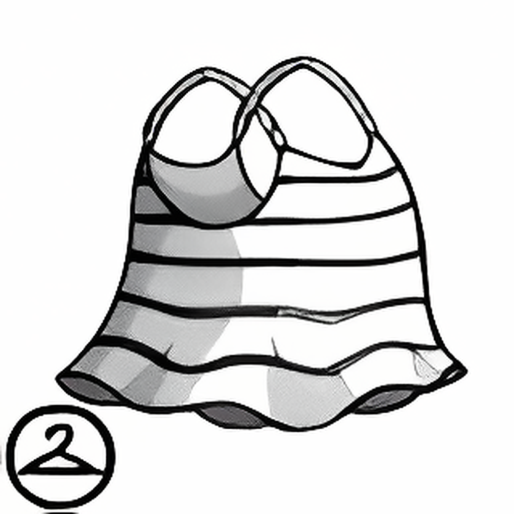 Black & White Striped Dress