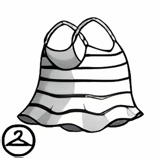 Black & White Striped Dress