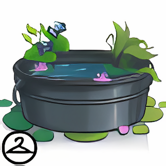 Outdoor Mini-Pond Foreground