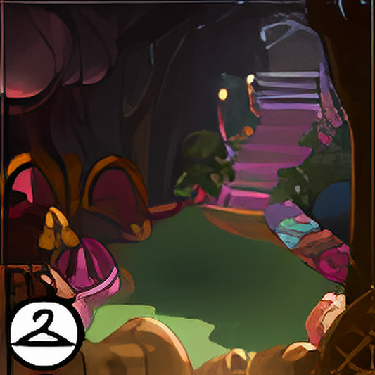 Suspicious Candy House Background