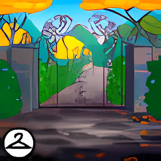 Garden Gate Background