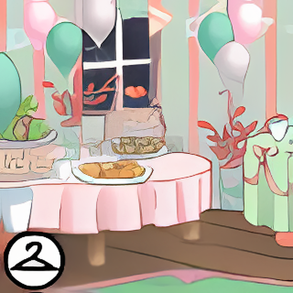 Pastel Christmas Cookie Party Background