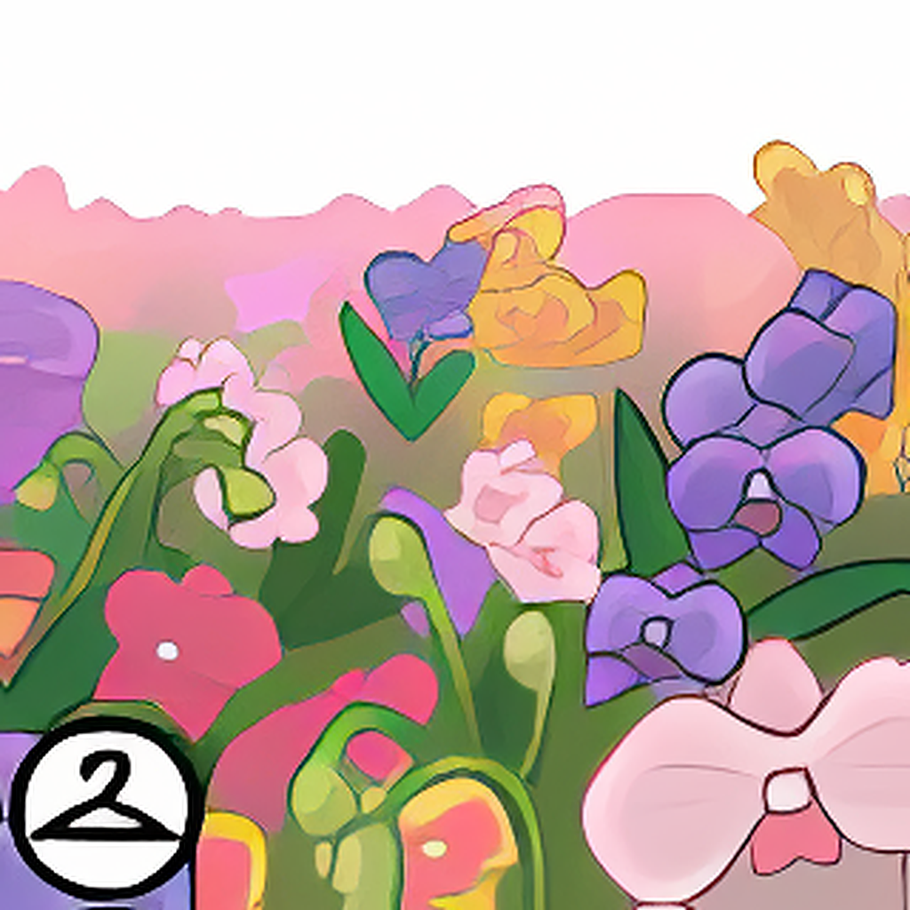 Surrounded by An Orchid Variety Foreground