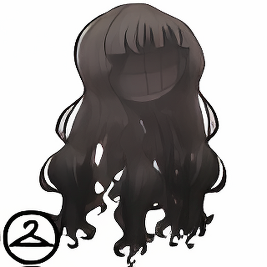 Dyeworks Black: Mutant Pastel Ombre Long Wavy Wig