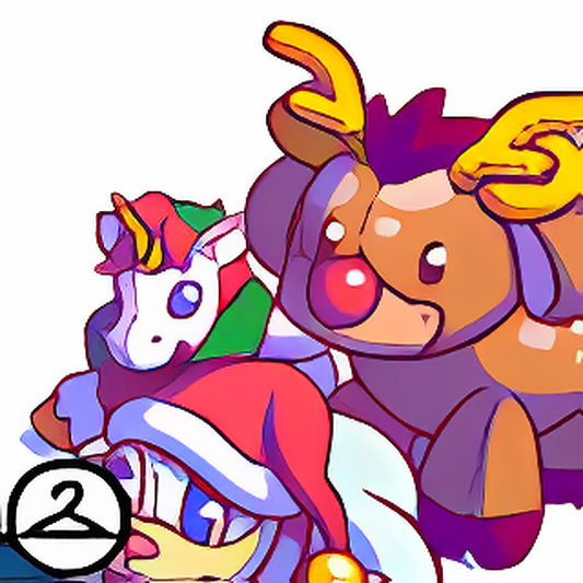 Surrounded by Christmas Plushies Trinket