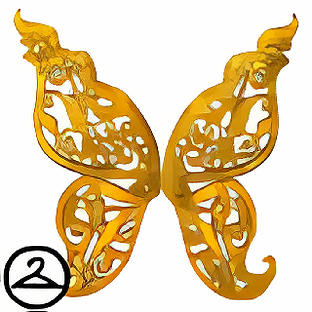 Golden Holiday Wings